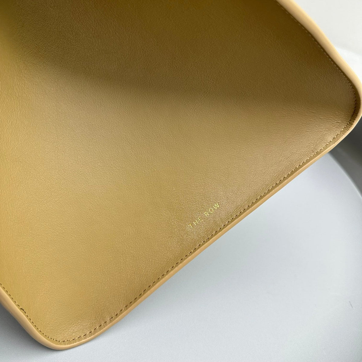 The Row Margaux 17 Camel Leather