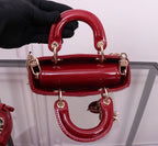 MICRO LADY D-JOY 16.5 RED PATENT LAMBSKIN