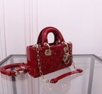 MICRO LADY D-JOY 16.5 RED PATENT LAMBSKIN