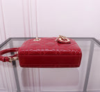 MICRO LADY D-JOY 16.5 RED PATENT LAMBSKIN
