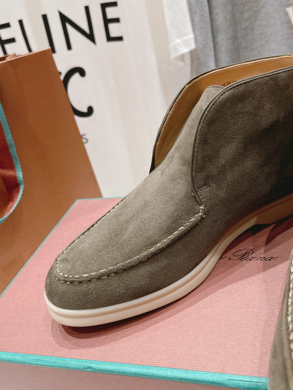 LP HIGH TOP OPEN WALK LOAFERS PEANUT SUEDE