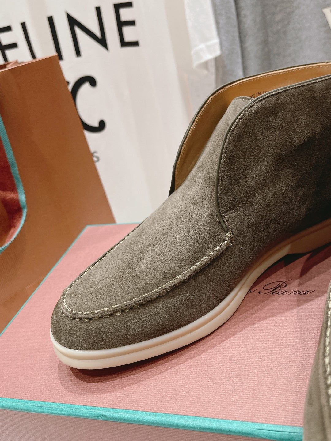 LP HIGH TOP OPEN WALK LOAFERS PEANUT SUEDE