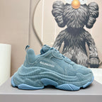 TRIPLE S SNEAKER IN BLUE DENIM