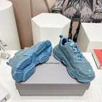 TRIPLE S SNEAKER IN BLUE DENIM