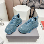 TRIPLE S SNEAKER IN BLUE DENIM