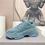 TRIPLE S SNEAKER IN BLUE DENIM
