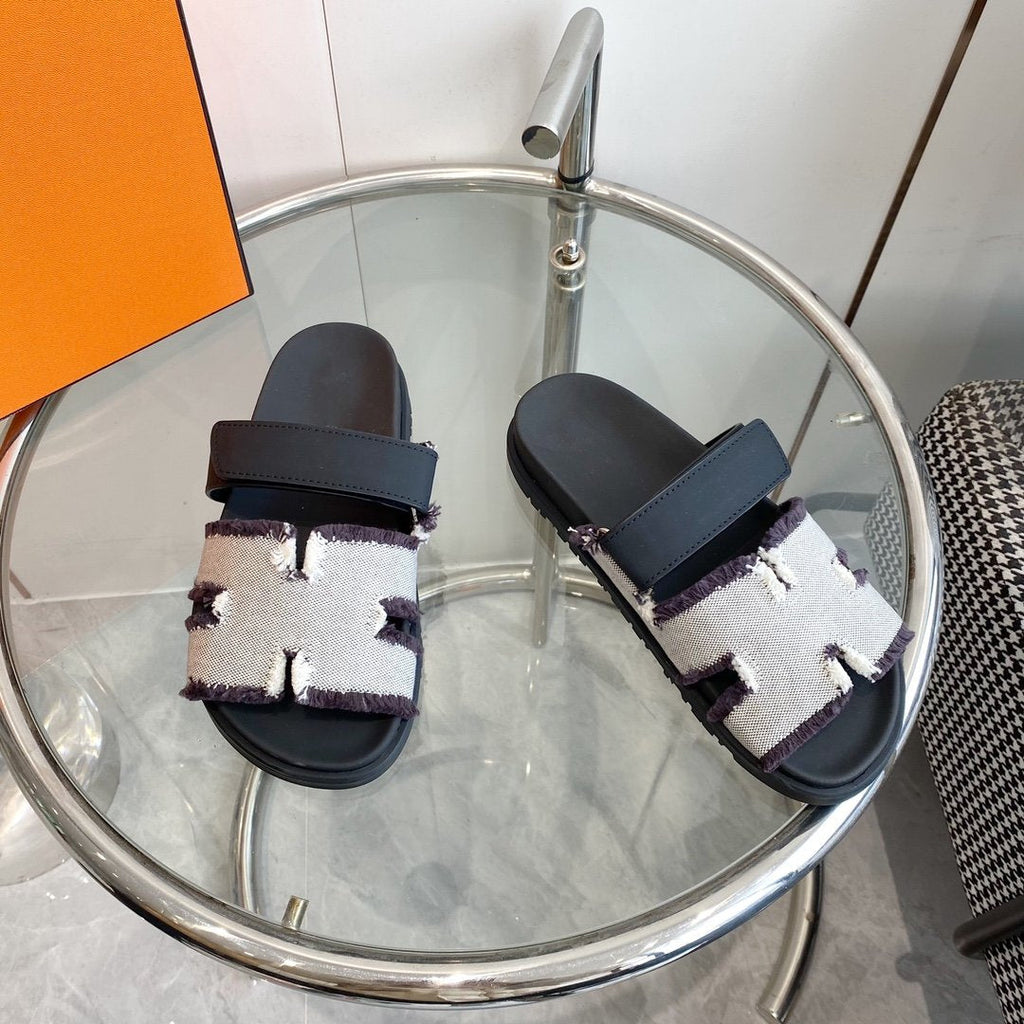 Chypre Techno Sandal black Leather
