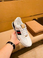 GG Men's ACE Sneaker White Cowhide 108037