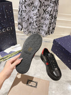 GG ACE 30 SUPREME TRAINER BLACK CALFSKIN