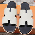 HM Izmir Sandals Ivory Calfskin 294944