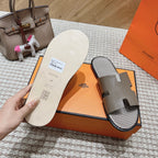 HM Izmir Sandals Etoupe Calfskin 294949
