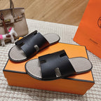HM Izmir Sandals Black Calfskin 294950