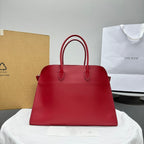 The Row Margaux 17 Red Leather