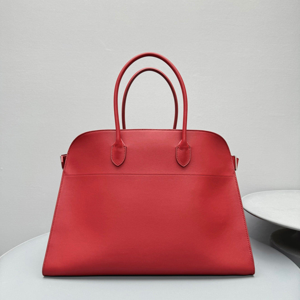 The Row Margaux 17 Red Leather