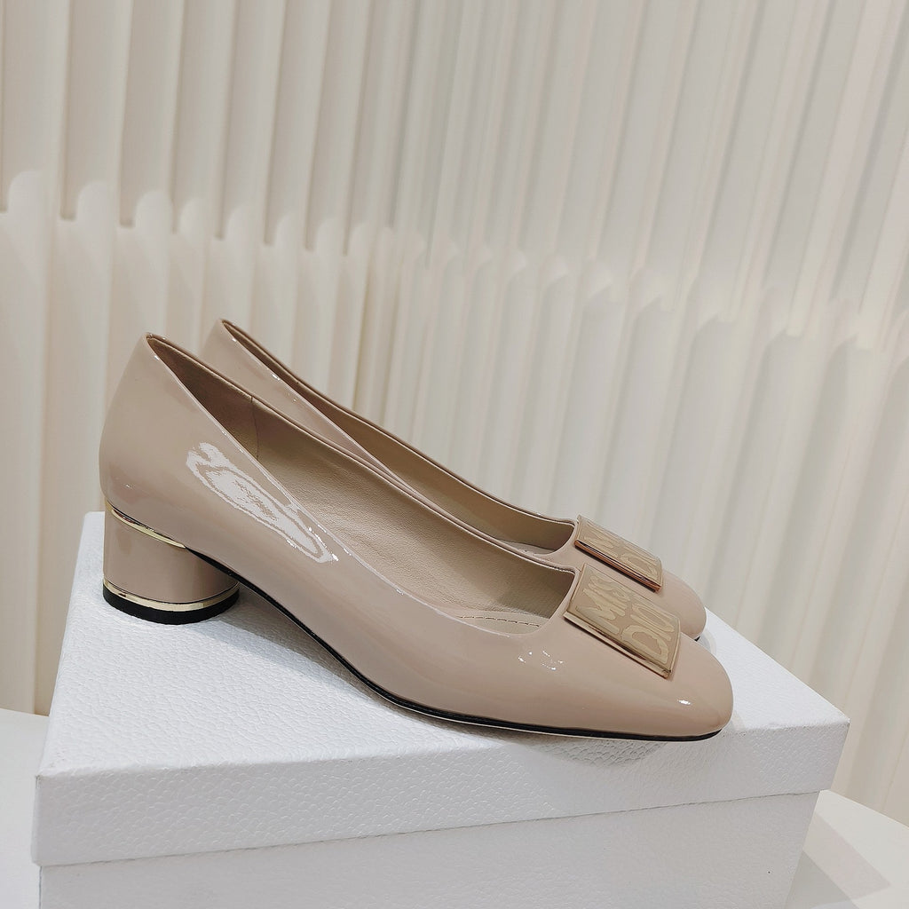 Miss Dior Pump 40mm In Beige Cowhide 111364