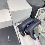 CC Rain Boot Dark Blue Black Rubber