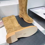 CC 24ss Long Boot Brown Suede
