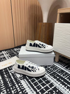 CD Walk'n'Dior Platform Sneaker Black White Miss Canvas