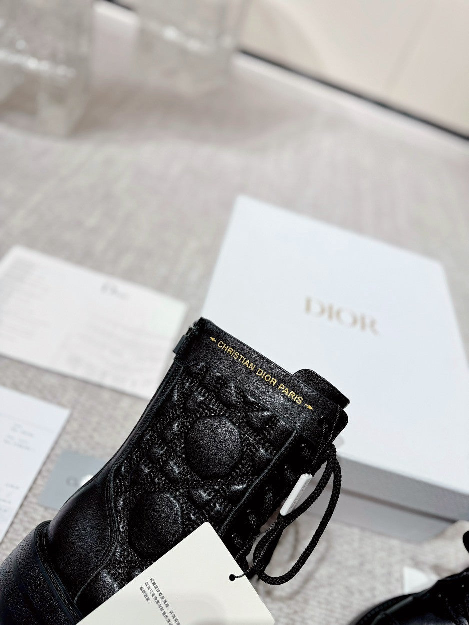 D-Unit Ankle Boot 40mm In Black Plain Calfskin 988755