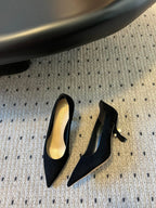 CD Tribales Pump 75mm In Black Suede 996955