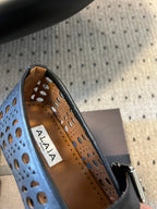 Alaia 25 Vienne Ballet Flats Black Lambskin 303713