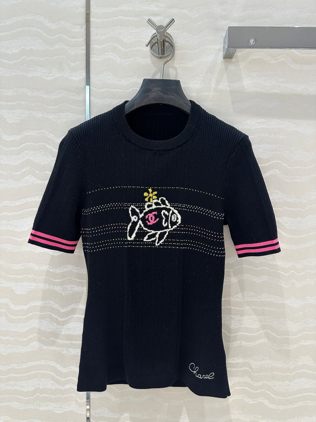 CC 25 T- shirt Black Wool