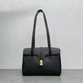 Celine Soft 16 Bag Black Grained Calfskin