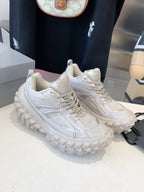 CHUNKY SNEAKERS IN BONE BEIGE POLYURETHANE, POLYESTER AND NYLON