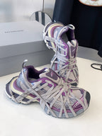 3XL EXTREME LACE SNEAKER PURPLE AND GRAY