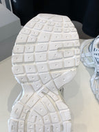 3XL EXTREME LACE SNEAKER WHITE AND SILVER