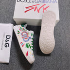 DC Portofino Limited Edition Sneakers Green Snake Embroidery & Sheepskin 288471