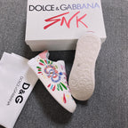 DC Portofino Limited Edition Sneakers Pink Snake Embroidery & Sheepskin 288470
