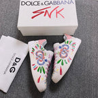 DC Portofino Limited Edition Sneakers Pink Snake Embroidery & Sheepskin 288470