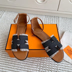 HM 25 Santorini Black Denim Gold Calfskin