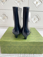 GC Ankle With Interlocking G Boot Black Rubber 291027