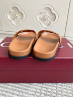 GC Slipper Brown Cowhide 291037