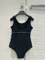 CC One-piece Swimsuit Black Polyamide