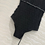CC One-piece Swimsuit Black Polyamide