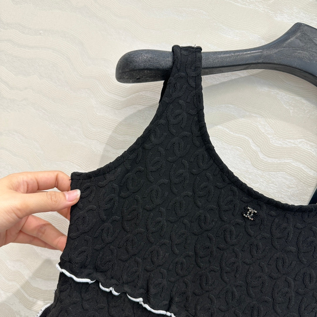 CC One-piece Swimsuit Black Polyamide