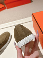HM Julien Loafer Dark Khahi Suede 577427