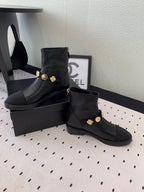 CC 24 Mold GHW Classic Ankle Boots 30mm Black Sheepskin 432512
