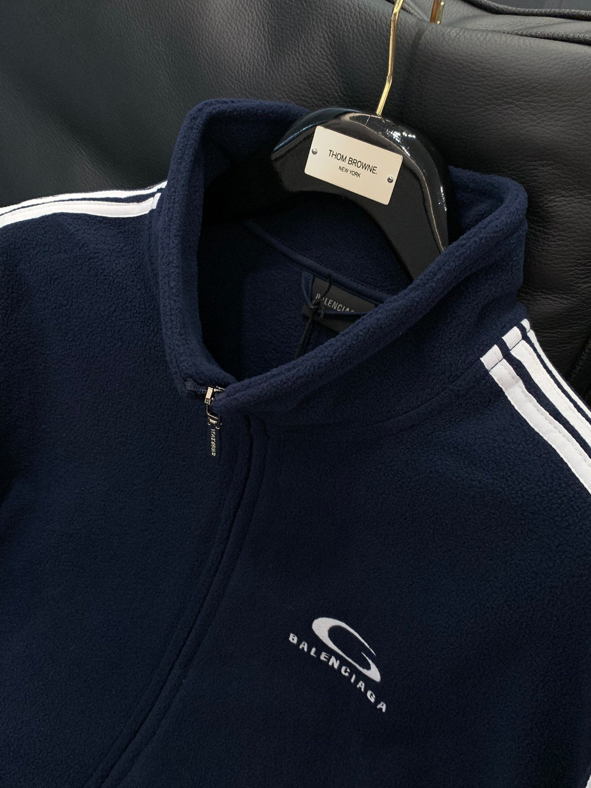 Balenciaga 25 Jacket Navy Cotton 0049
