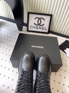 CC 25 Boot Black Cowhide Fur 514094