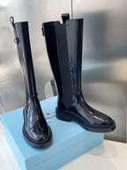 PRA high boots black patent leather 479031