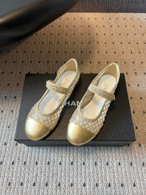 CC 25A Métiers d'Art Ballet Gold Sequin Woven 530672