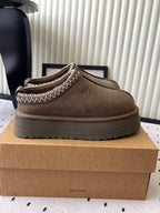 UGG TAZZ Slippers Chocolate Suede And Wool 514146