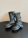 Dior 2025 Short Boot Black Cowhide 501247