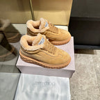 Jimmy Diamond Maxi Retro F Trainer Beige Suede Shearing 538895