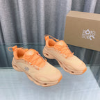 Loewe 2025 x On Cloud Solo Running Sneakers Orange Nylon Calfskin 553512