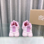 Loewe 2025 x On Cloud Solo Running Sneakers Pink Nylon Calfskin 553513